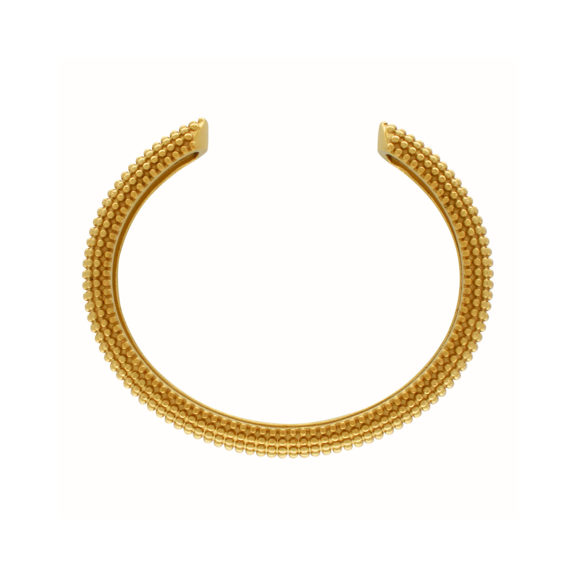 Courage Oblong armring - forgyldt